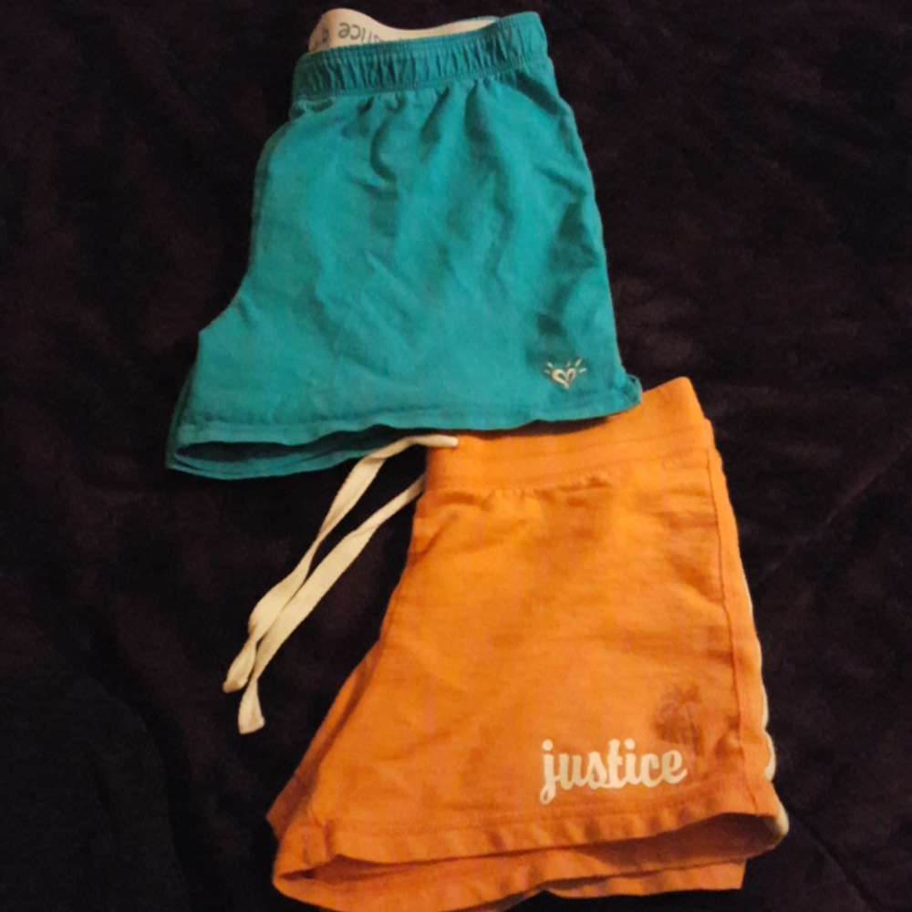 2 pairs of Justice shorts